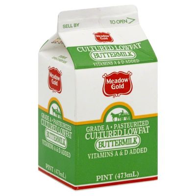 Meadow Gold Buttermilk, Cultured, Lowfat