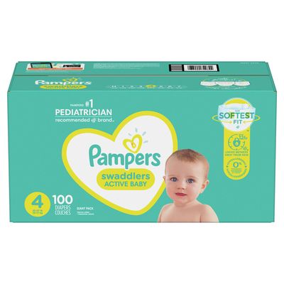 Pampers Swaddlers Active Baby Diaper Size 4