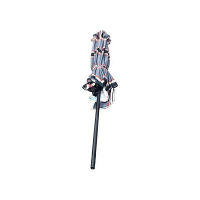 Bond 9' Gray Stripe Umbrella
