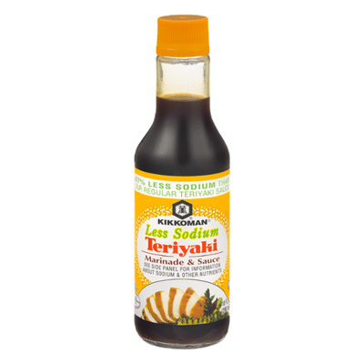 Kikkoman Less Sodium Teriyaki Marinade & Sauce