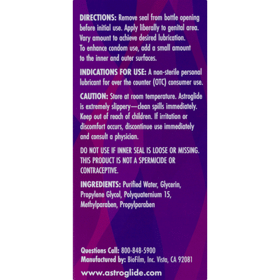 Astroglide Personal Lubricant Liquid