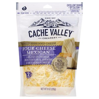 Cache Valley Four Cheese Mexican Finely Shredded Cheese
