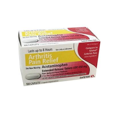 Signature Care Arthritis Pain Relief 650 Mg