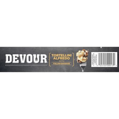 Devour Tortellini Alfredo with Italian Sausage Frozen Meal