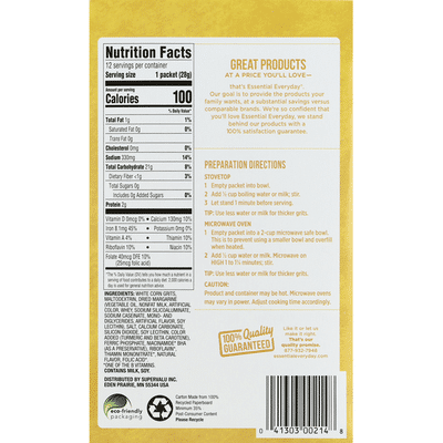 Essential Everyday Grits, Instant, Butter