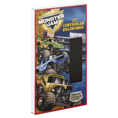 Paper Magic Group Valentines, Lenticular, Monster Jam