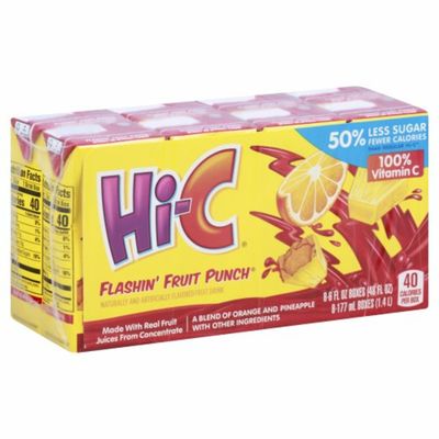 Hi-C Flashin Fruit Punch Cartons
