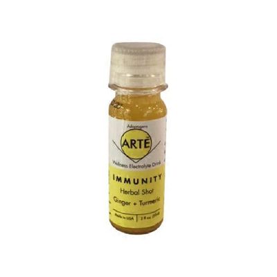 Arte Wellness Immunity Shot With Turmeric, Ginger, Lemon, Hemp Seed Oil