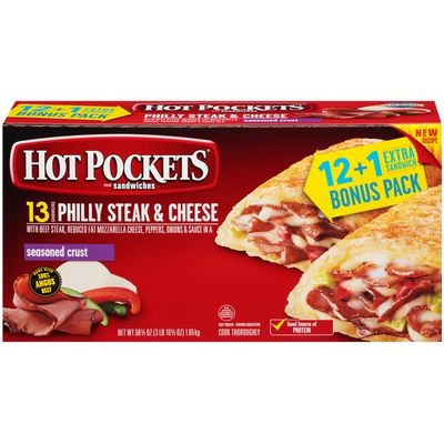 Hot Pockets Philly Steak & Cheese Frozen Sandwiches (4.5 Oz) - Instacart