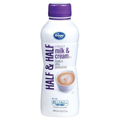 Kroger Milk Cream Half Half Pt Delivery Or Pickup Near Me Instacart