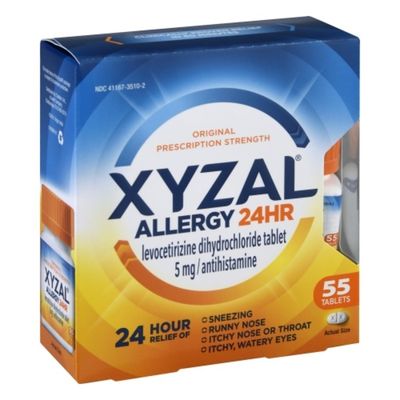Xyzal Allergy 24Hr, Prescription Strength, Tablets, Original