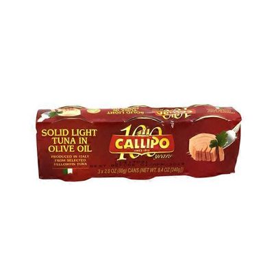 Callipo Solid Light Tuna In Olive Oil Yellowfin