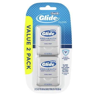 Oral-B Glide Pro-Health Cool Mint Dental Floss, Value