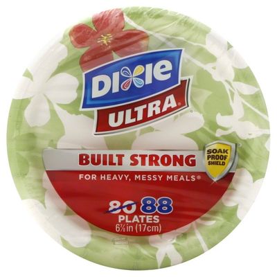 Dixie Plates, 6-7/8 Inch