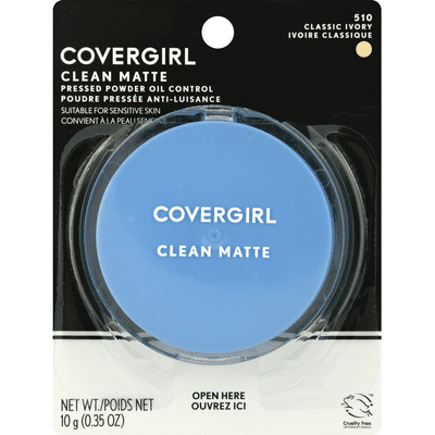 CoverGirl Pressed Powder, Oil Control, Classic Ivory, 510