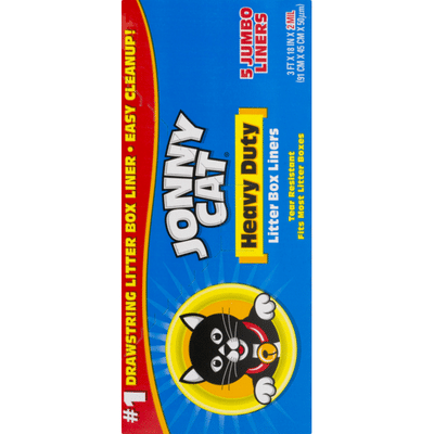 Jonny Cat Heavy Duty Litter Box Liners - 5 CT
