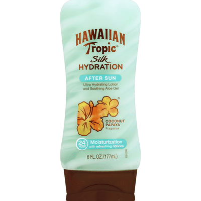 Hawaiian Tropic Lotion, After Sun, Coconut Papaya Fragrance