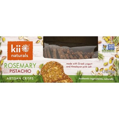 Kii Naturals Crisps Artisan Rosemary Pistachio 5 3 Oz Instacart