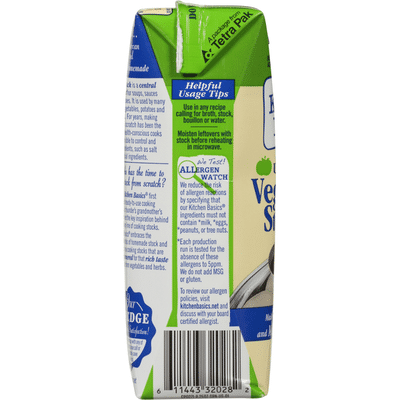 Kitchen Basics® Unsalted Vegetable Stock