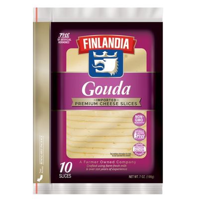 Finlandia Gouda Imported Premium Cheese Slices