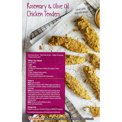 Triscuit Crackers, Rosemary & Olive Oil