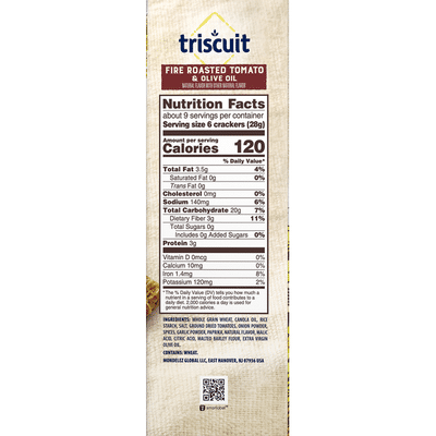Triscuit Fire Roasted Tomato & Olive Oil Flavor Crackers