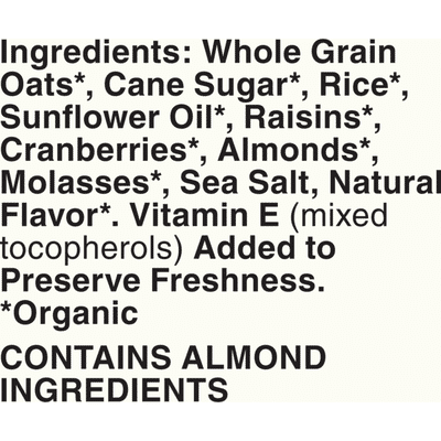 Cascadian Farm Organic Fruit and Nut Granola, Whole Grain Oats