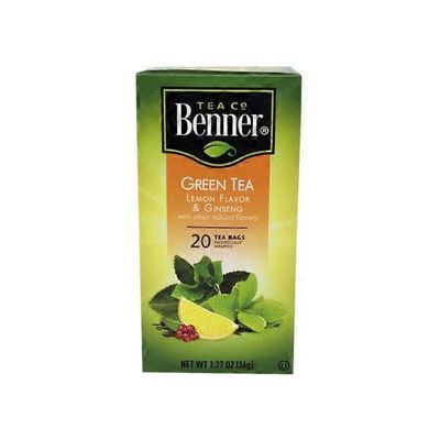 Benner Green Tea W/Lemon & Ginseng