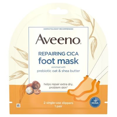 Aveeno Repairing Cica Foot Mask 2 Single-Use Slippers