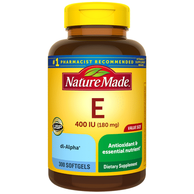 Nature Made Vitamin E 180 mg (400 IU) dl-Alpha Softgels Mega Size