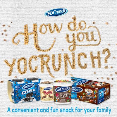 YoCrunch Low Fat Vanilla with M&Ms Yogurt