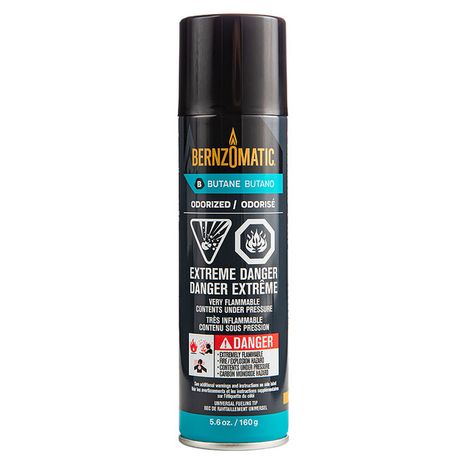 Bernzomatic Black Butane Refill