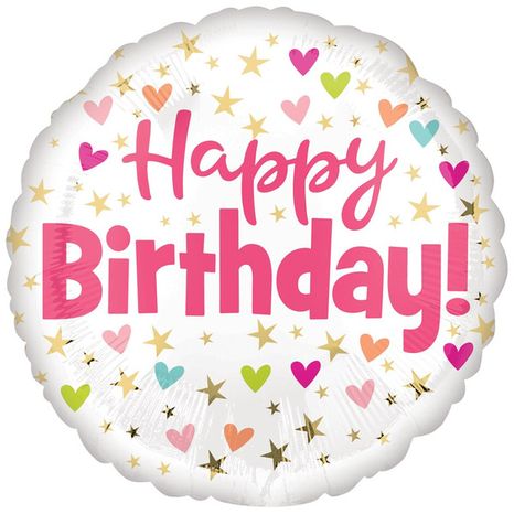18" Butterfly Birthday Foil Balloon