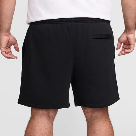 Nike Men's Club French Terry Flow Shorts, Small - Black