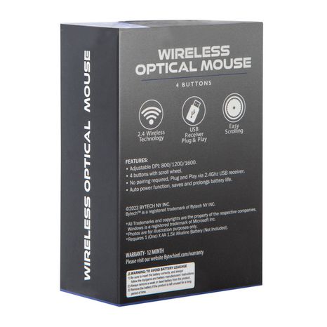 Bytech Wireless Optical Mouse