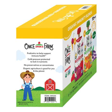 Once Upon a Farm Organic Immunity Blends