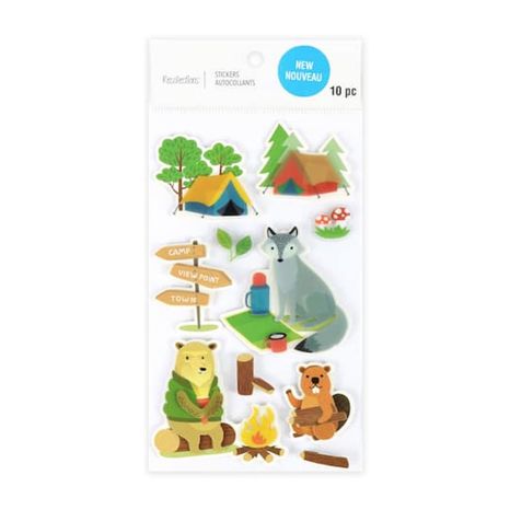 Recollections Animal Camper Stickers