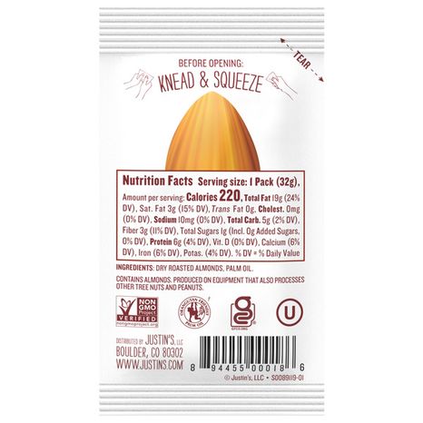 Justin's Classic Almond Butter, 1.15 OZ