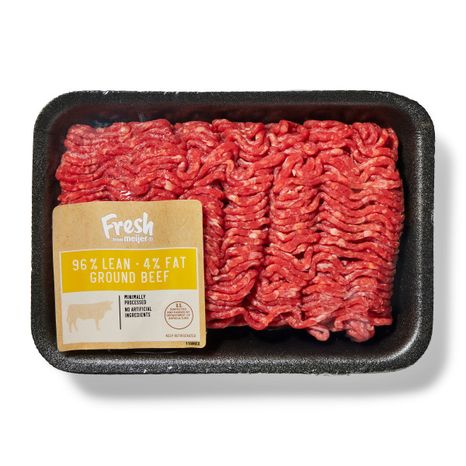 Fresh from Meijer 96% Lean 4% Fat Ground Beef Small Pack