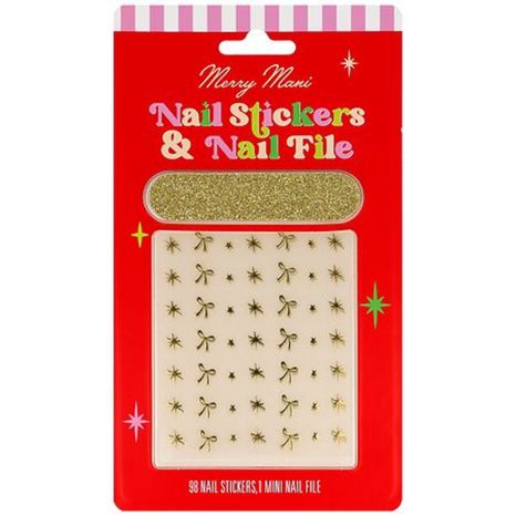 Walgreens Merry Mani Nail Stickers & Nail File Set