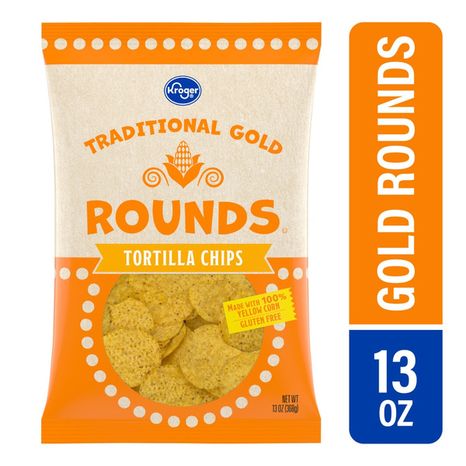 Kroger Traditional Gold Rounds Tortilla Chips