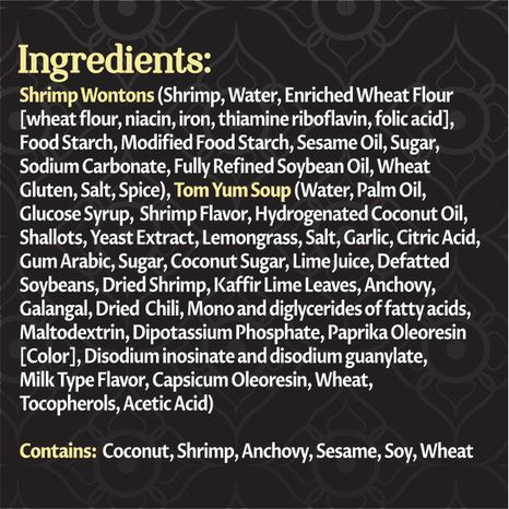 Authentic Asia Shrimp Wonton Tom Yum Soup