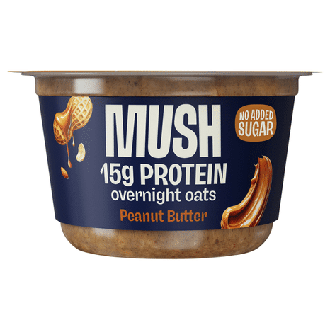 MUSH Peanut Butter Overnight Oats