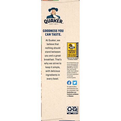 Quaker Instant Oatmeal, Flavor Variety - Pack