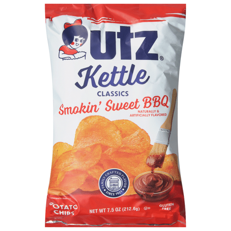 Utz Potato Chips, Kettle Classics, Smokin Sweet BBQ