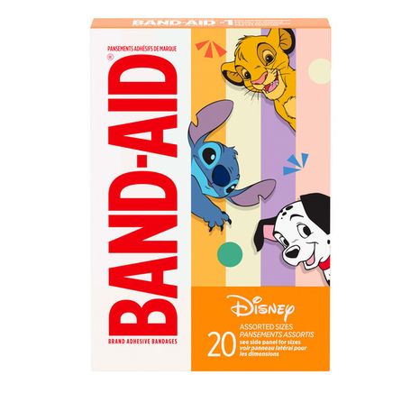 BAND-AID Bandages for Kids, Disney Characters, Assorted, 20 ct