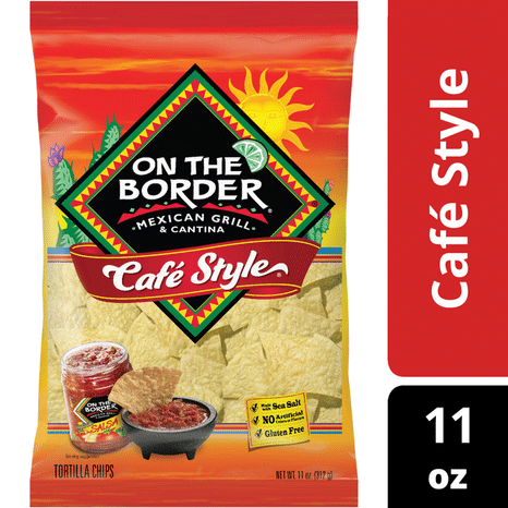 On The Border Café Style Tortilla Chips