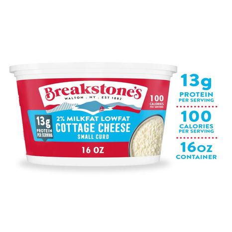 Breakstone's Small Curd 2% Milkfat Lowfat Cottage Cheese oz Tub