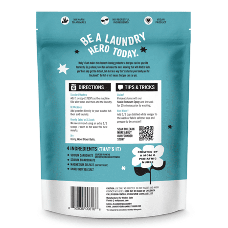 Molly's Suds Laundry Detergent Powder, Unscented
