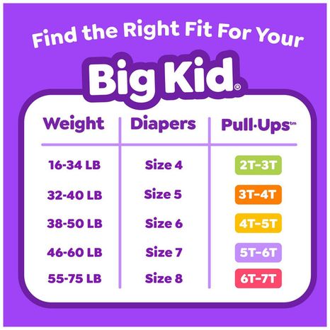 Pull-Ups Girls' Potty Training Pants, 5T-6T (46+ lbs)